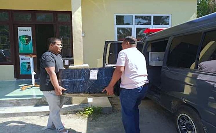 Polri Salurkan Bantuan Obat, BMHP, dan Vaksin Tetanus ke Jajaran Wilayah Barat Aceh