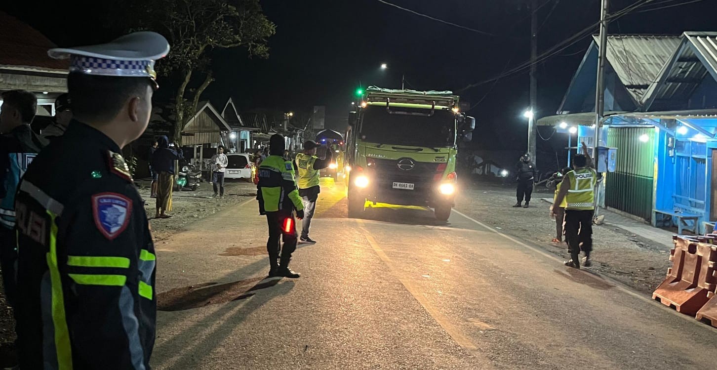 Polres Jember Batasi Kecepatan Kendaraan Berat di Jalur Kasian-Puger