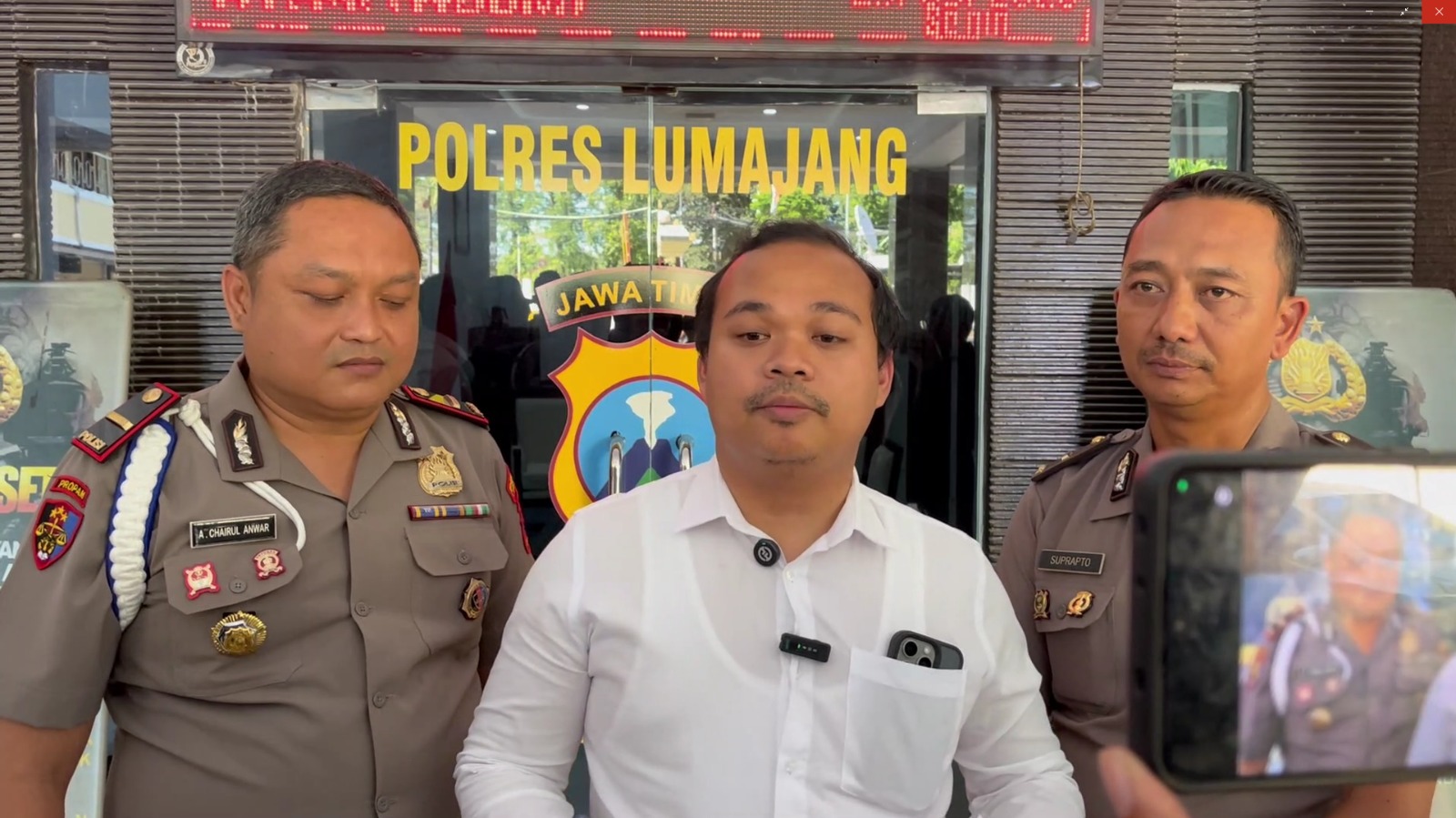 Kurang dari 24 Jam, Polres Lumajang Tangkap Tersangka Pencuri Baterai Tower Antar-Kota