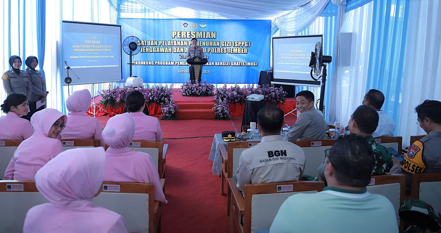 Polres Jember Kembali Resmikan Dua SPPG Dukung Program MBG untuk Generasi Bangsa