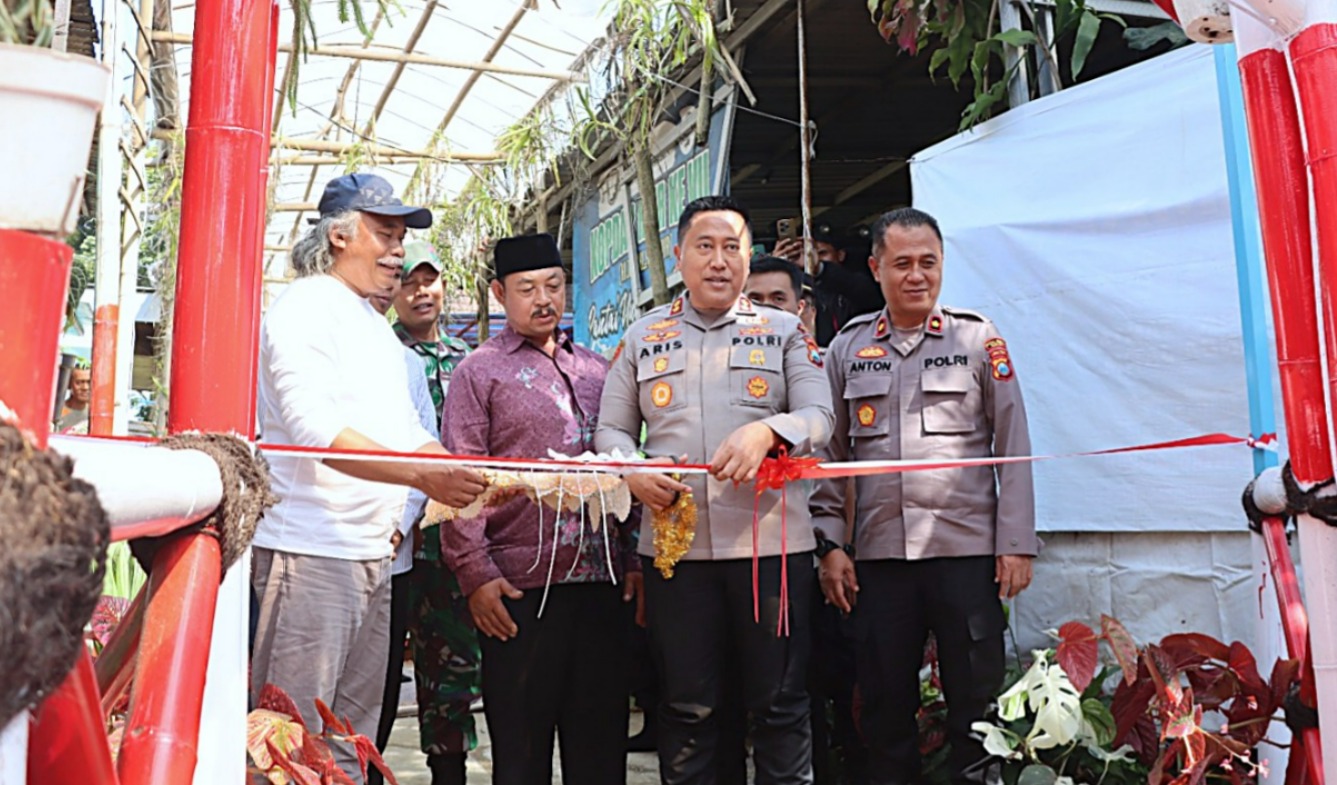 Polres Batu Rampungkan Jembatan Merah Putih Presisi, Akses Warga Kini Lebih Aman