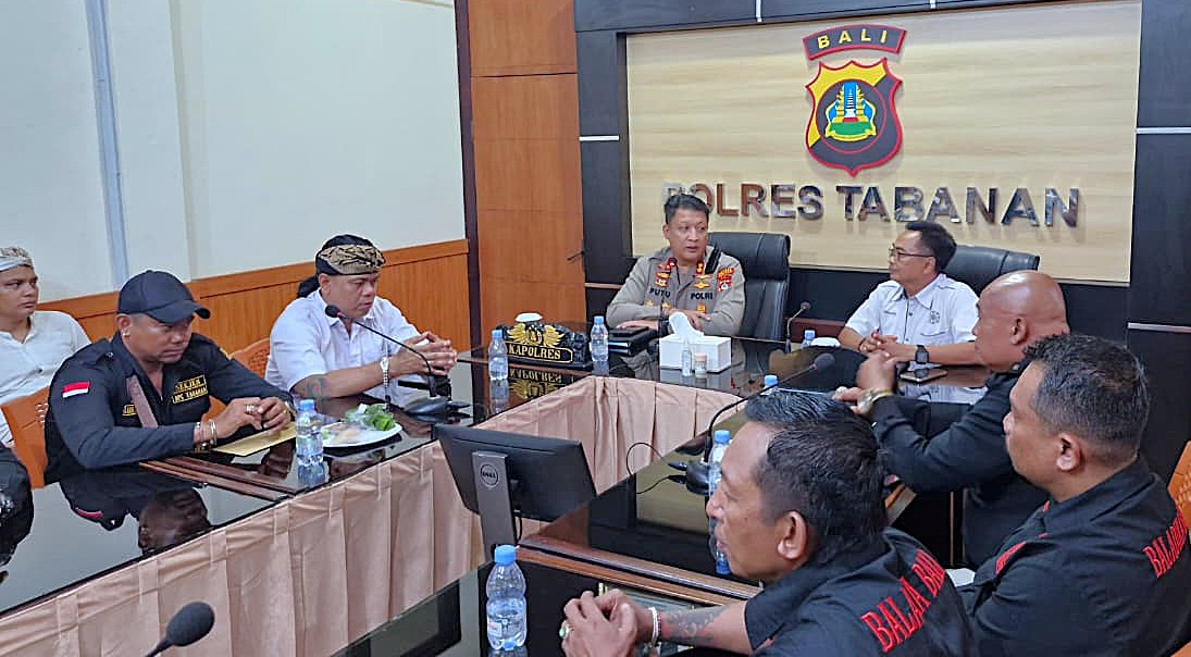 Ngopi Kamtibmas Polres Tabanan, Perkuat Sinergitas Ormas dalam Optimalisasi Sabuk Kamtibmas