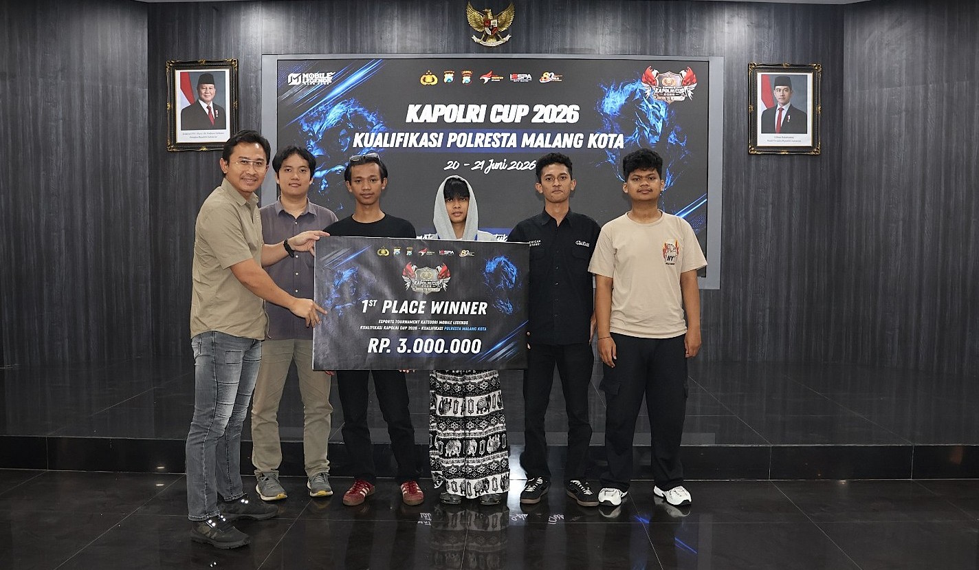 Polresta Malang Kota Gelar Kualifikasi “Kapolri Cup 2026 Mobile Legends”, Tim Lebih Semangat Wakili Kota Malang ke Babak 32 Besar