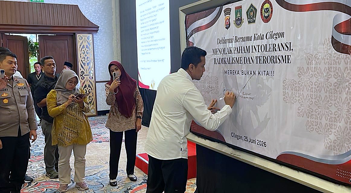 Deklarasi Bersama Tolak Intoleransi dan Terorisme, Densus 88 AT Polri Perkuat Ketahanan Sosial Masyarakat