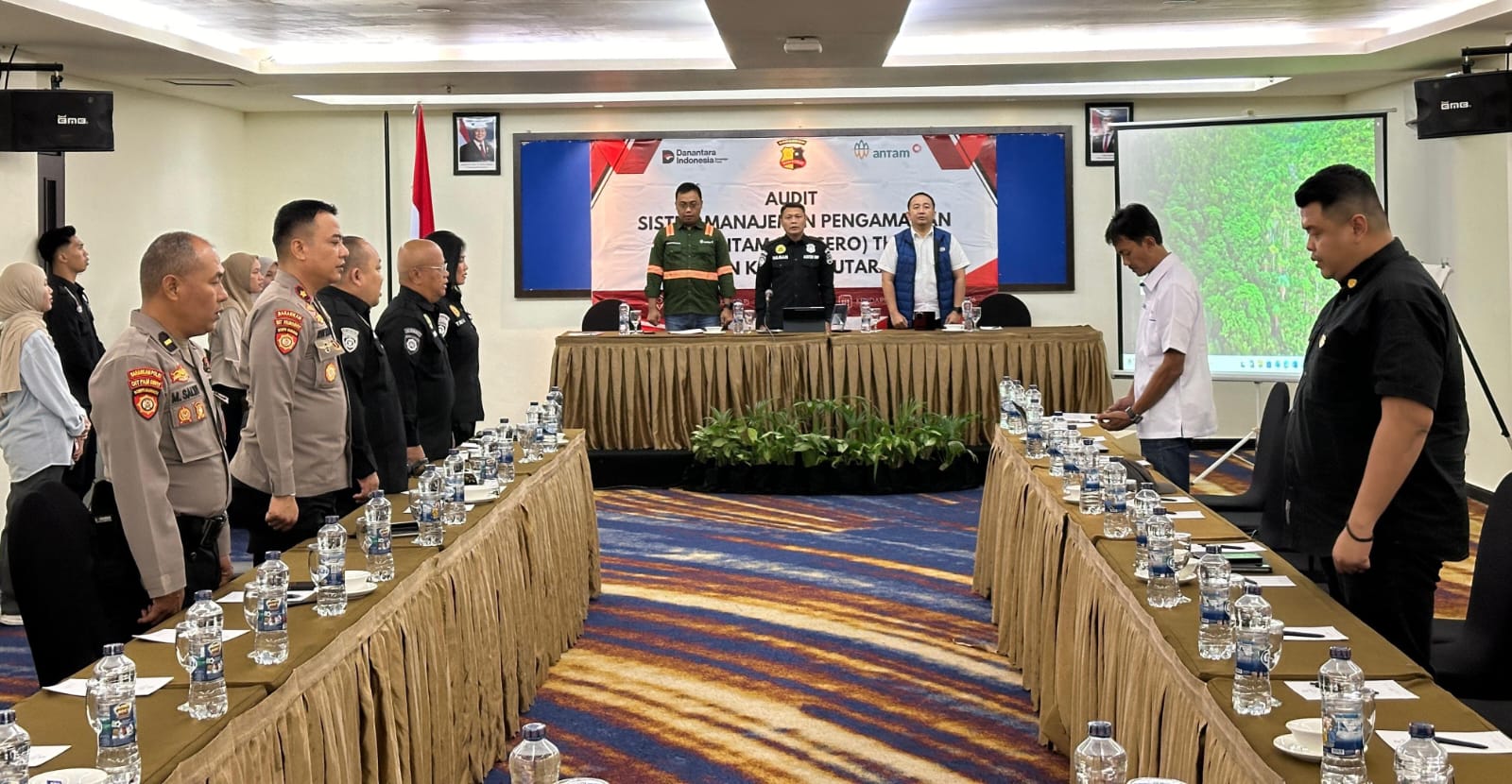 Sinergi Polri dan PT Antam Amankan Objek Vital Nasional di Sulteng