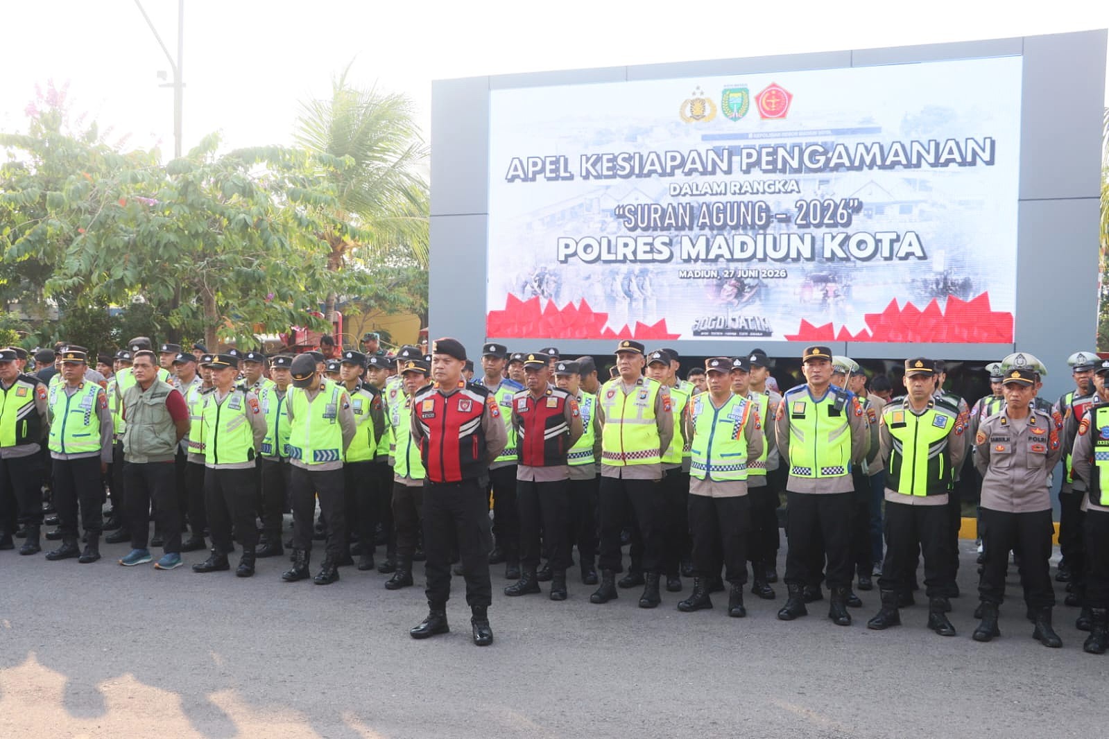 Polres Madiun Kota Siagakan 983 Personel Gabungan Layanan Pengamanan Suran Agung