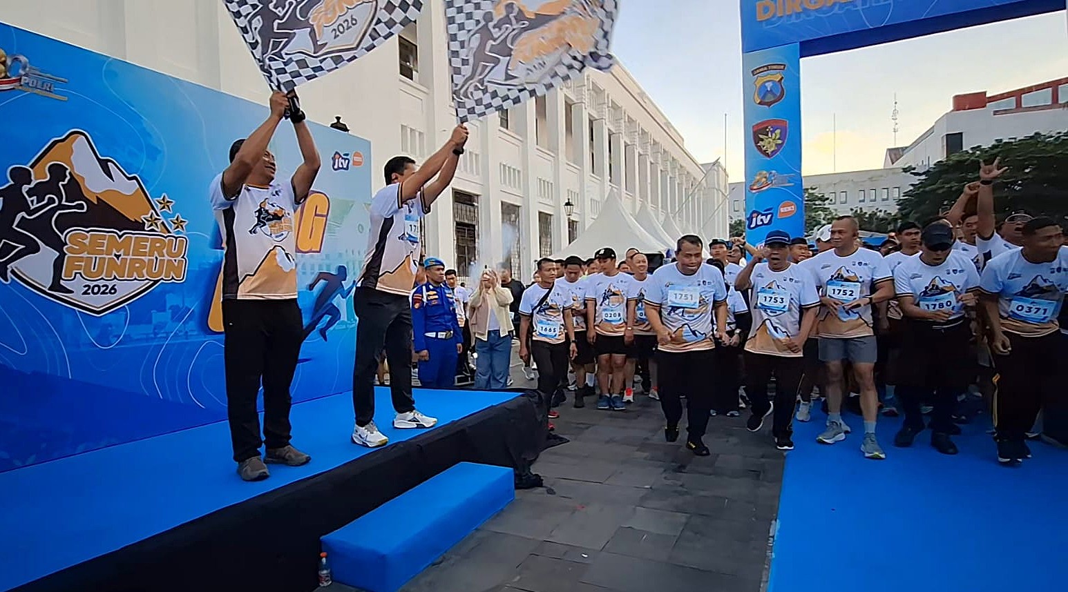 Polda Jatim Gelar Semeru Fun Run 2026 di Kota Lama Surabaya, Ribuan Peserta Meriahkan Hari Bhayangkara ke-80